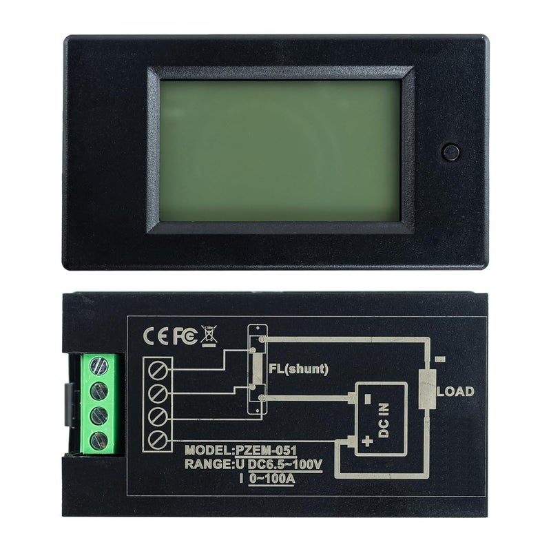 Hosyond عداد الطاقة الرقمي LCD 6.5-100V 0-100A لمراقبة الطاقة الجهد التيار الطاقة عداد الأمبير الفولتميتر الملتيمتر مع شنت 100A - Image 5